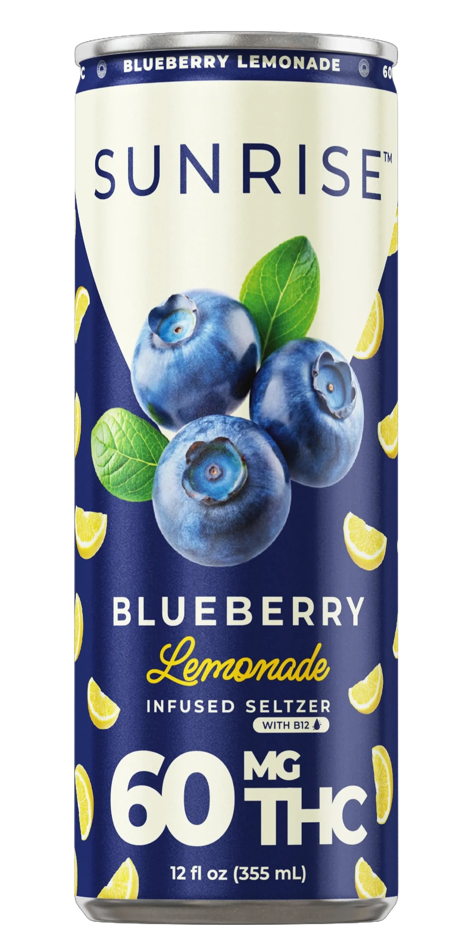 SUNRISE 60mg THC Blueberry Lemonade